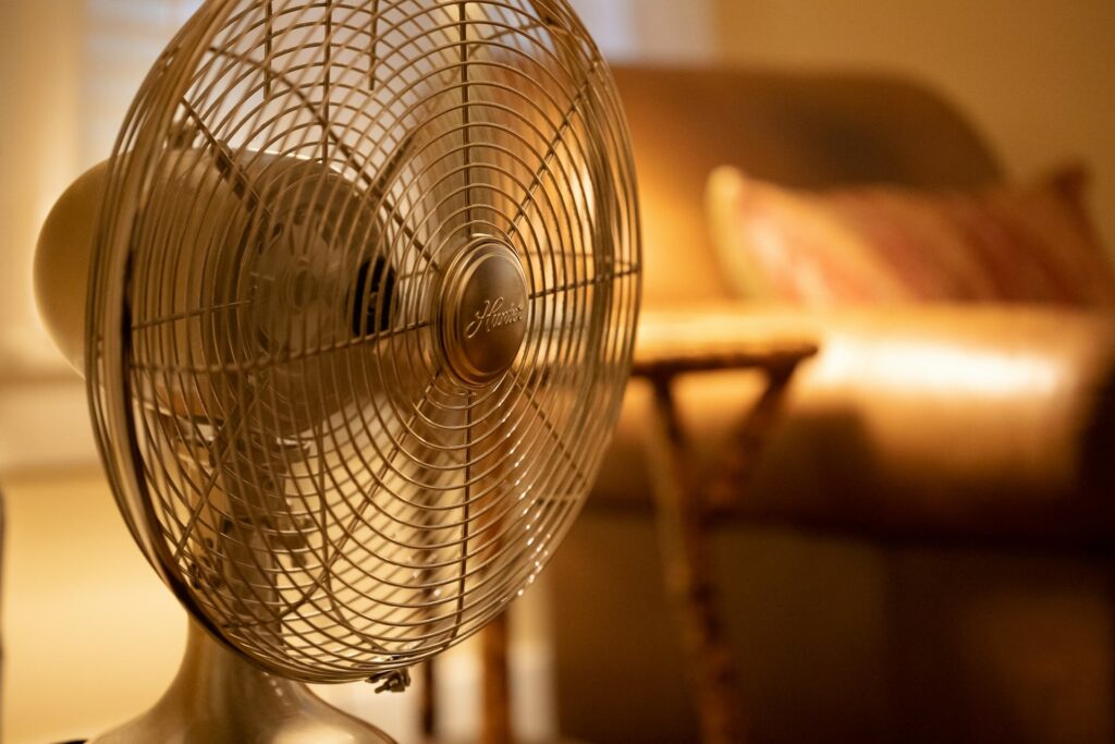 fan-on-hot-day - 2nd Wind HVAC indoor fan on a hot day